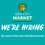 we're hiring. Be a part of the Gem City Market team!